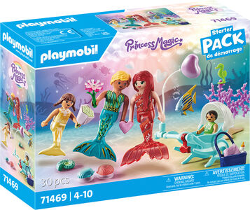Playmobil 71469 Princess Magic Bausatz Liebevolle Meerjungfrauenfamilie