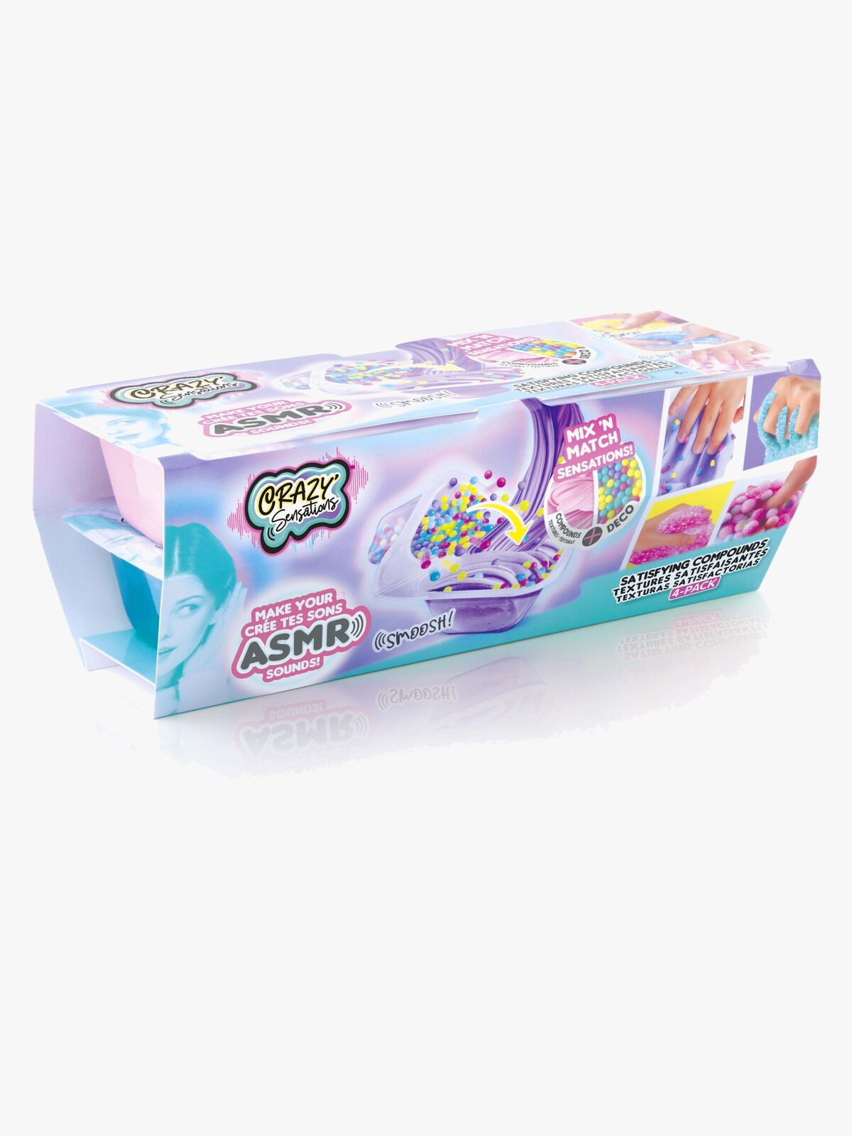 Crazy Sensations ASMR Schleim 4er-Pack