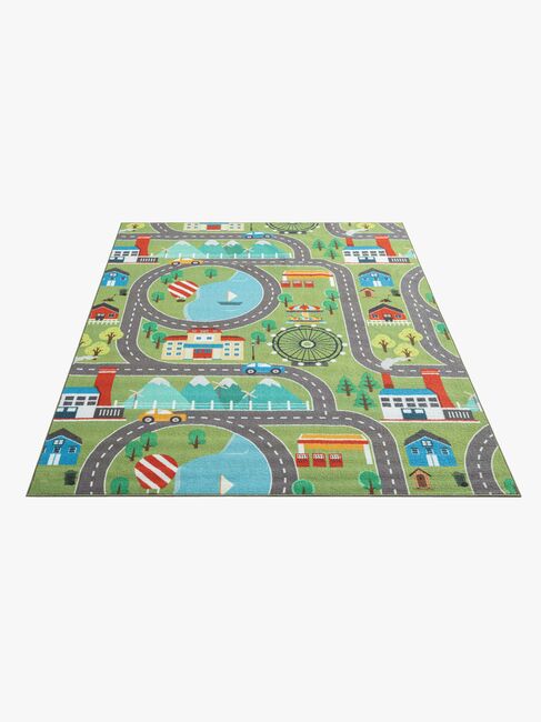 KMCarpets Straßenteppich 120x160 cm, Grün
