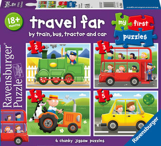 Ravensburger My First Puzzles Travel far Puzzles 4-in-1