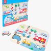 Hape Knopfpuzzle Einsatzfahrzeuge 10 Teile
