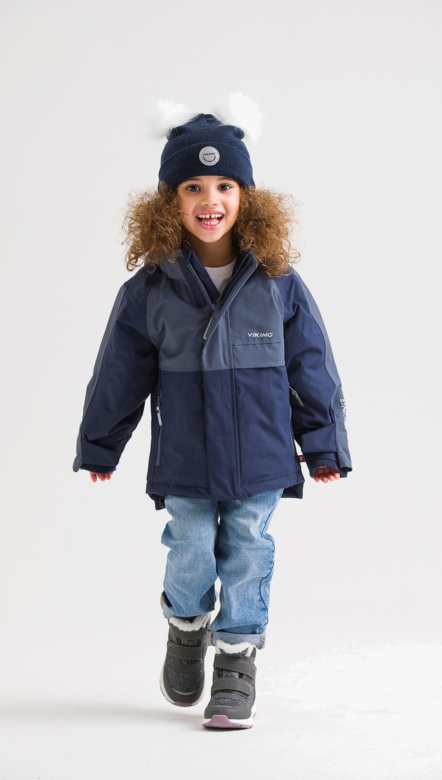 Viking Play Winterjacke, Navy