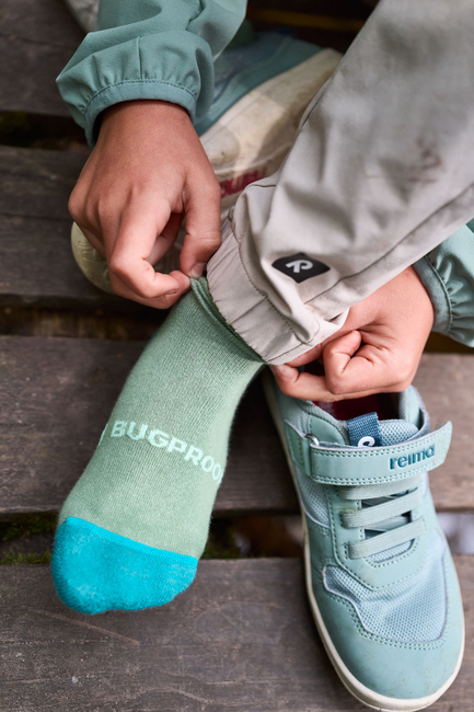 Reima Karkotin BugProof Socken, Stone Green