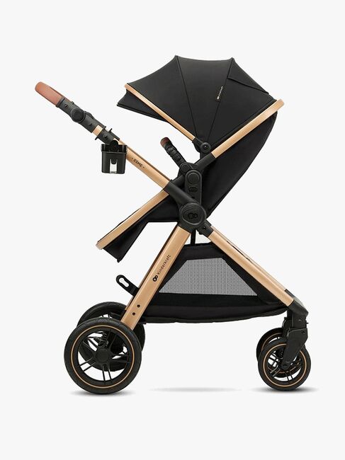 Kinderkraft ESME PRO 3-in-1 Kombikinderwagen Travelsystem, Pure Black