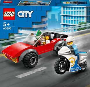 LEGO City Police 60392 Verfolgungsjagd mit dem Polizeimotorrad