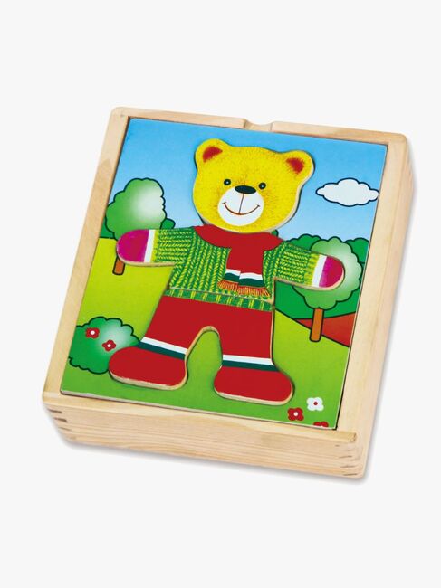VIGA Holzbox mit Bär