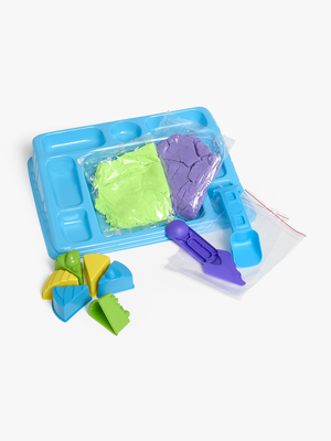 Fippla Dynamic Sand Spielset Kuchenstücke 6 Farben