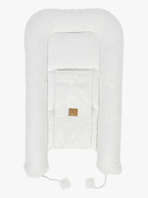 MeowBaby Boucle Babynest, White