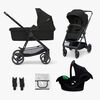 Kinderkraft 3-i-1 NEWLY Kombikinderwagen Travelsystem, Classic Black