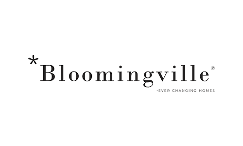 Bloomingville-Logo mit dem Text 'EVER CHANGING HOMES'.