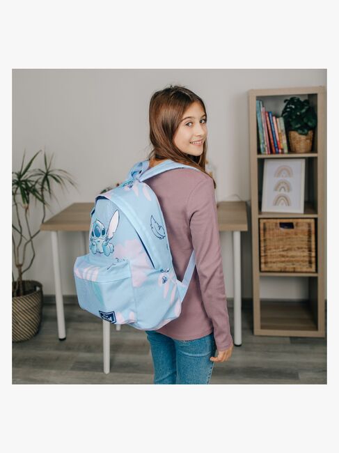 Disney Lilo and Stitch Rucksack 8L, Hellblau