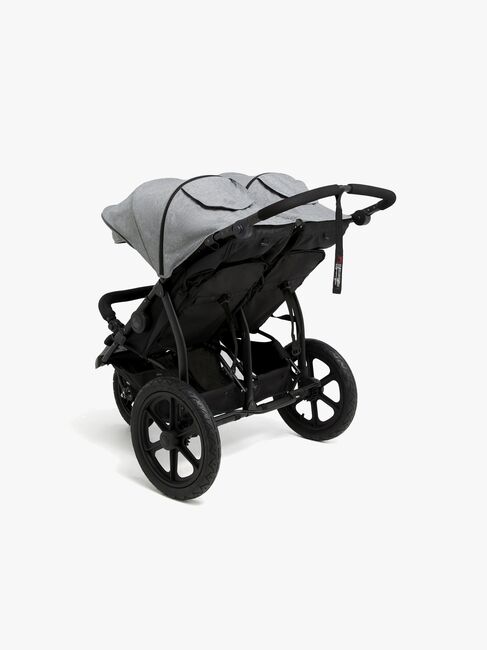 Beemoo Activity Twin Geschwisterwagen, Black/Dark Grey