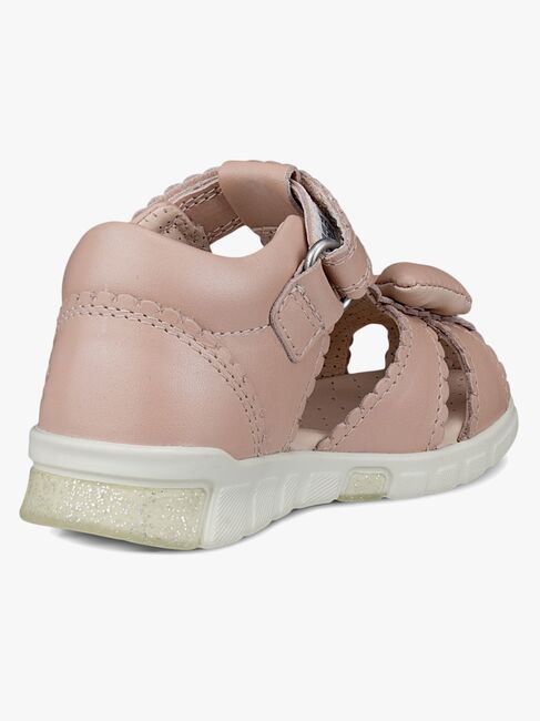 Ecco Mini Stride Sandalen, Rose Dust/Spray Metallic