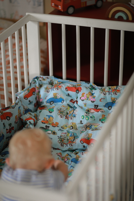 Bamse Bettwäsche Babybett 100x130