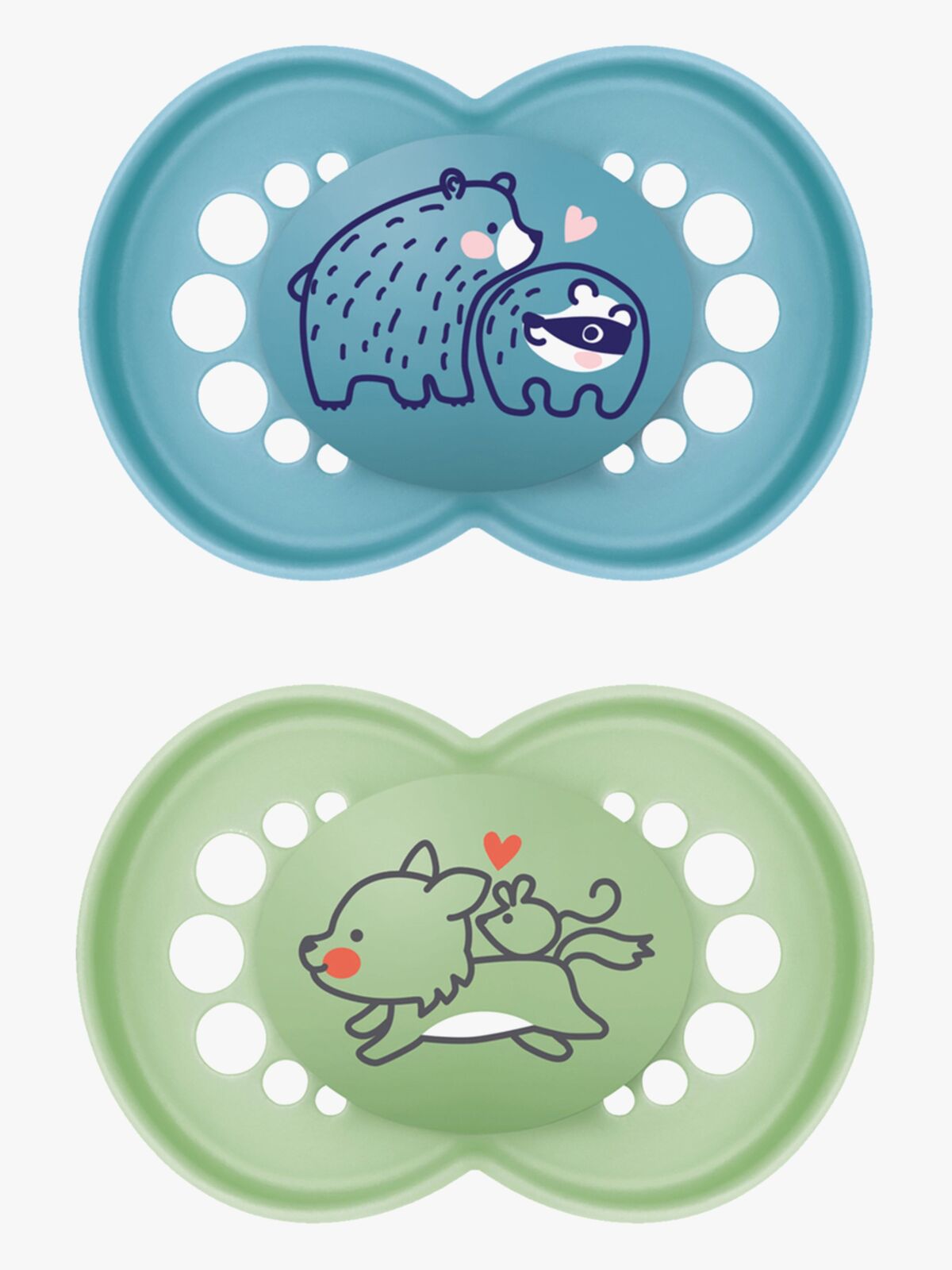 MAM Original Silikon Schnuller 16-36m, Blau