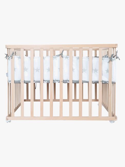 Roba Laufgitter mit Rädern, Little Stars Wood