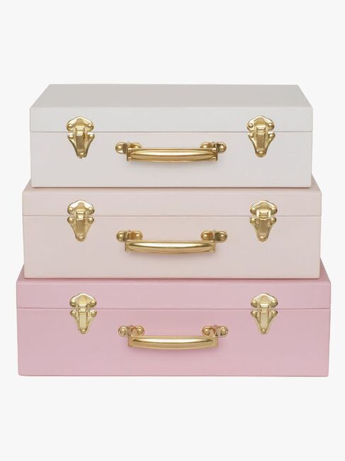 Jabadabado Koffer 3er-Pack, Rosa