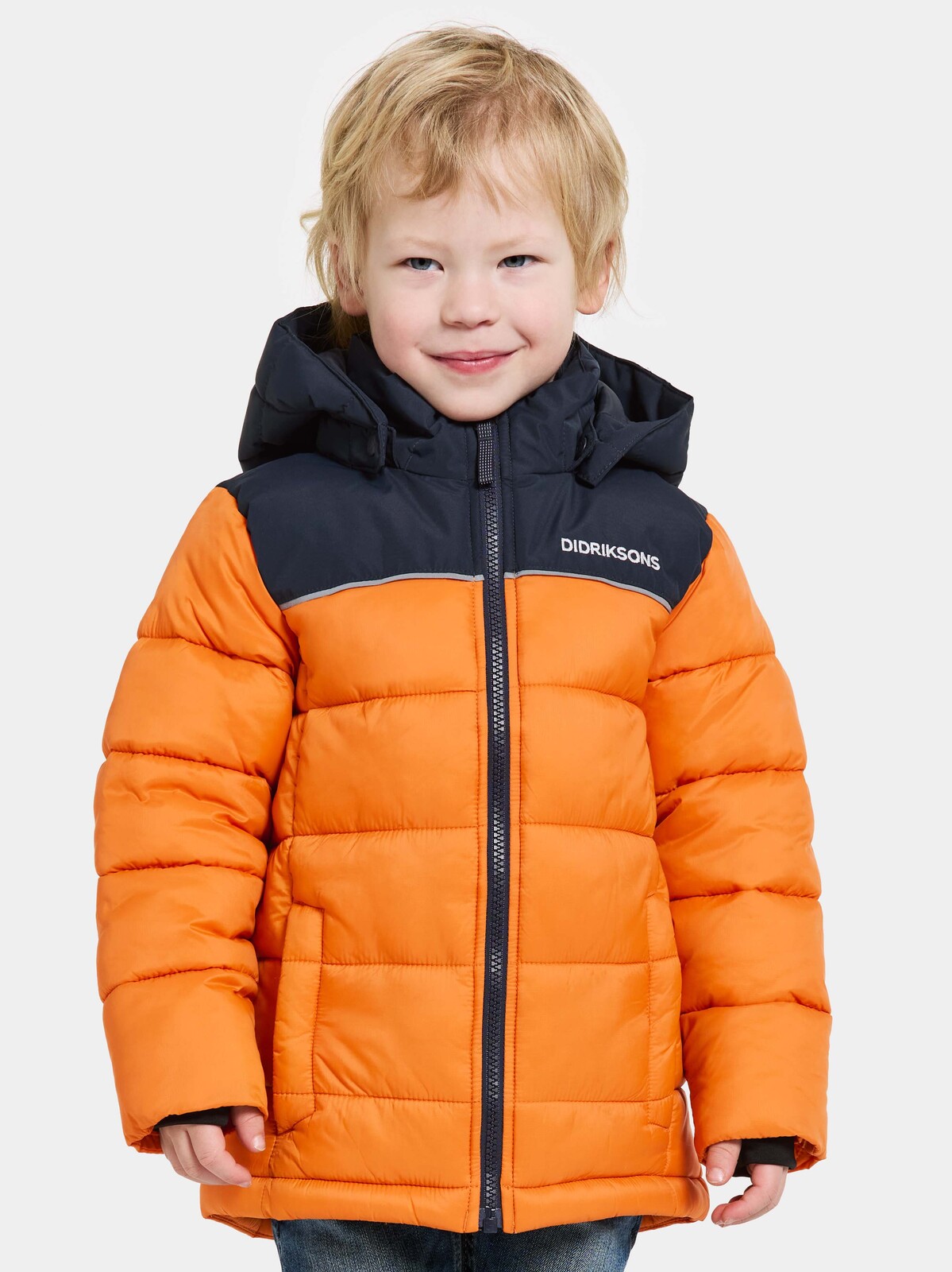 Didriksons Fox Winterjacke, Orange Jam