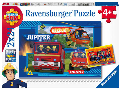 Ravensburger Puzzle Feuerwehrmann Sam 2x24 Teile