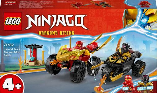 LEGO Ninjago 71789 Verfolgungsjagd Mit Kais Flitzer Und Ras' Motorrad