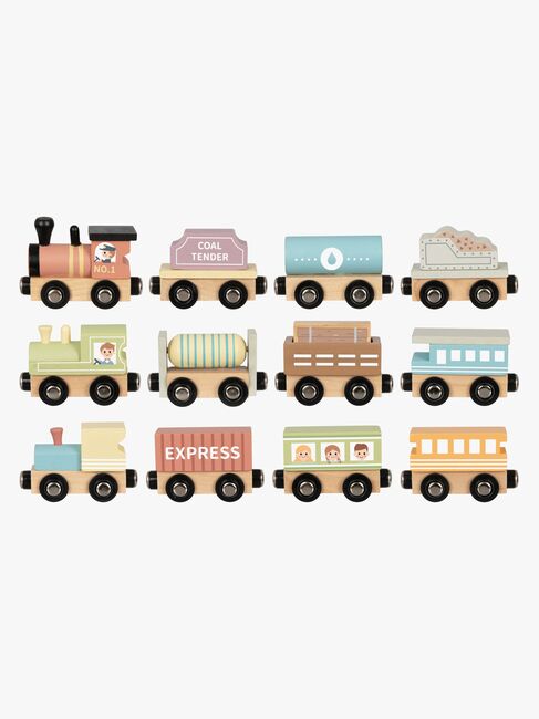 Tooky Toy Wooden Eisenbahnset
