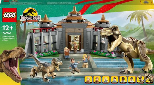 LEGO Jurassic World 76961 Angriff des T. rex und des Raptors aufs Besucherzentrum