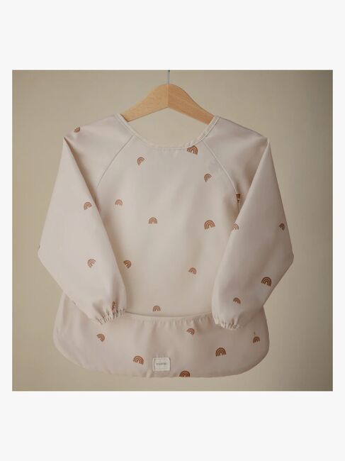 Mushie Langärmliges Lätzchen, Rainbows