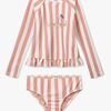 LIEWOOD Dagny Badeset, Coral Blush/Creme de la Creme Stripe