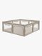 Lionelo WILLOW XL Laufgitter  für Kinder & Babys, Beige Sand