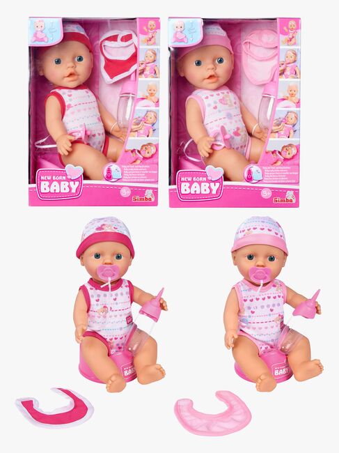 New Born Baby Puppe Trinken+Nässen 30 cm Gemischte Auswahl