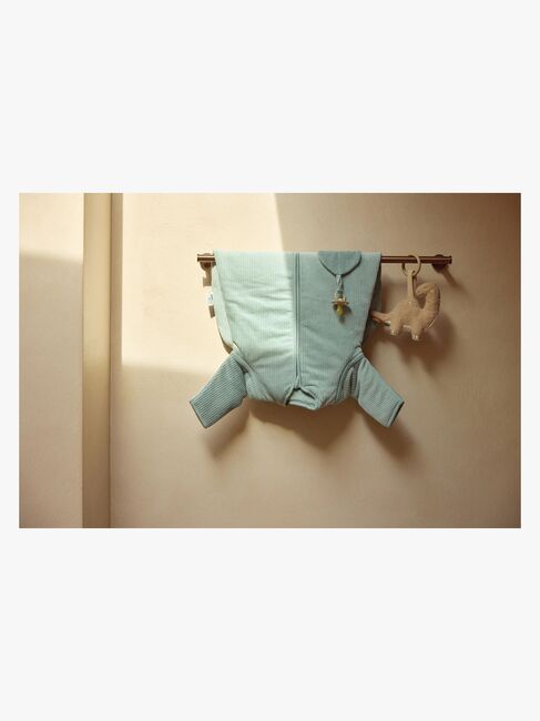 Jollein Schlafsack mit abnehmbaren Ärmeln Rund 70 cm, Rib Sea Green