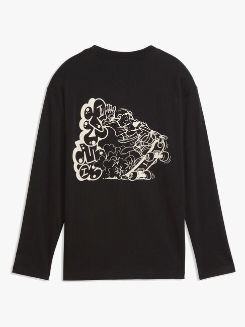 Puma MID90s Lockerer Pullover, Schwarz