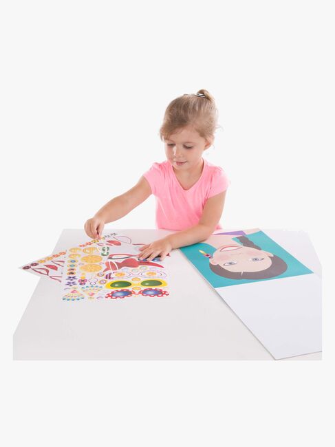 Melissa & Doug Make-a-Face Stickerbuch