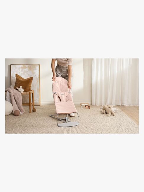 BabyBjörn Bliss Babywippe Gewebt, Light Pink Melange