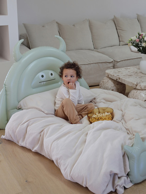 SUNNYLiFE Aufblasbares Kinderbett, Monster Sage