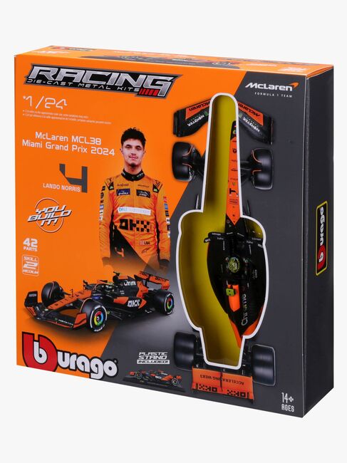 Bburago F1 Mclaren MCL38 Modellset Norris #4 1:24