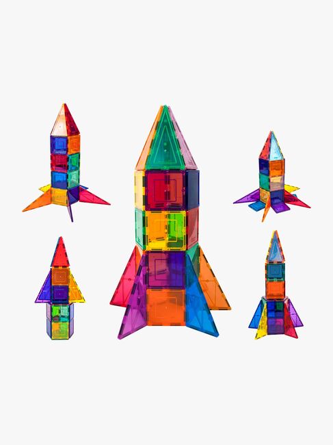 PicassoTiles Rocket Booster Magnetischer Bausatz 32 Teile