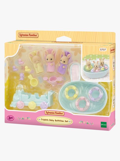 Sylvanian Families Puppenhauszubehör Triplets Baby Bathtime Set