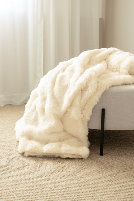 KMCarpets Bubble Decke 130x170, Creme
