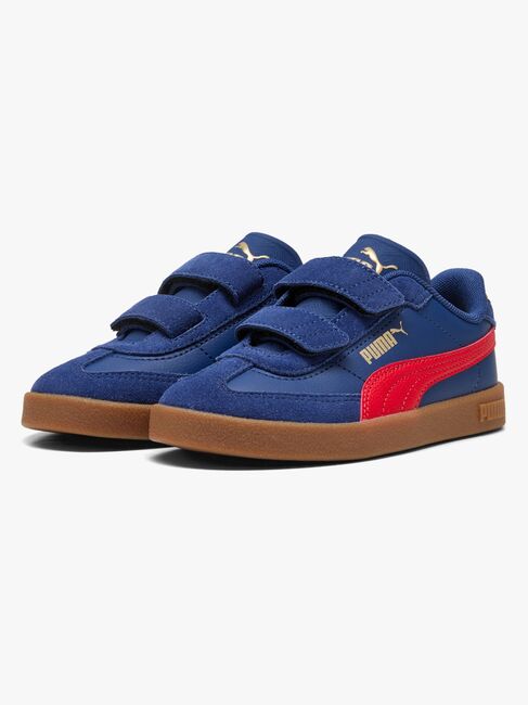 Puma Club II Era V PS Sneaker, Blue Jewel/Red