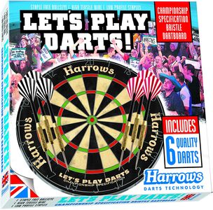 Harrows Let's Play Darts Set Dartscheibe