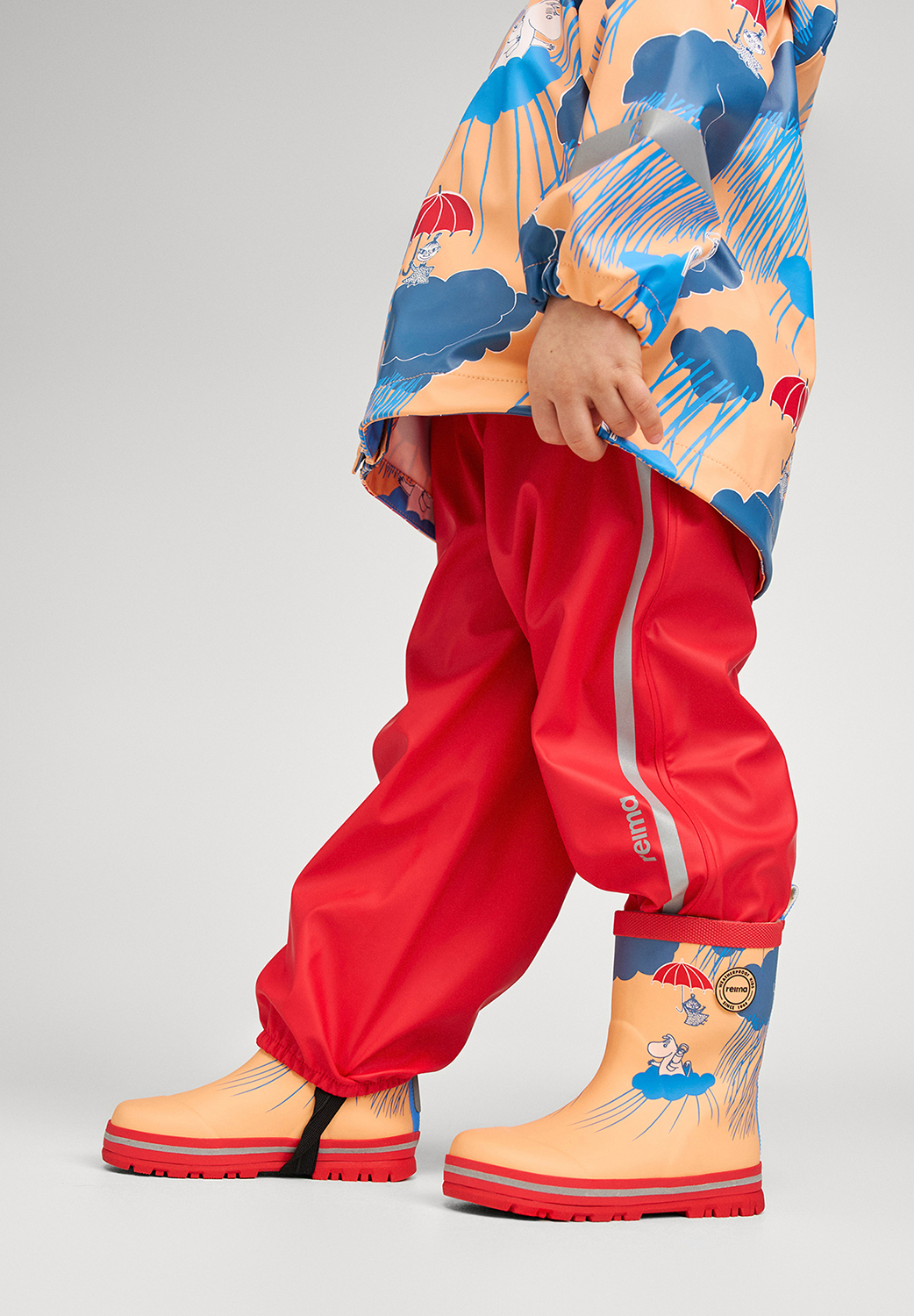 Reima Moomin Magisk Gummistiefel, Apricot