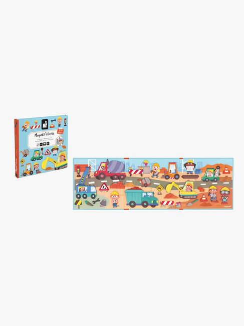 Janod Magneti'Stories Magnet-Set Baustelle 30 Teile