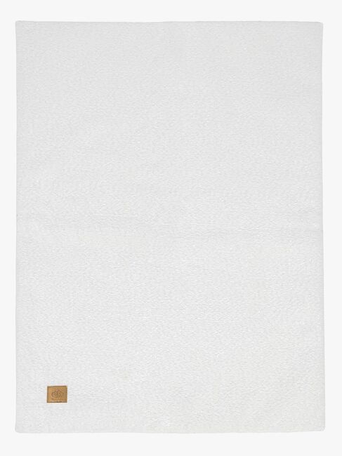 MeowBaby Boucle Babydecke Summer, White