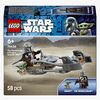LEGO Star Wars 75436 Der Mandalorianer und Grogu auf ihrem Speeder Bike
