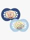 MAM Orginal Night Schnuller Silikon 2er-Pack 16-36m, Blau