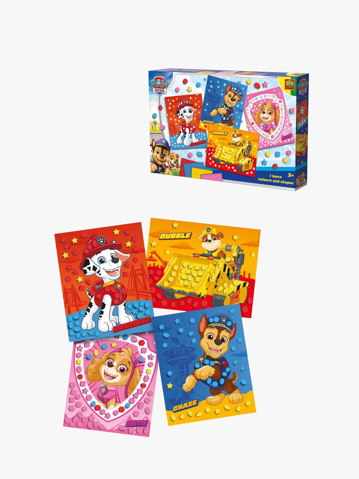 SES Creative Paw Patrol Bastelset Ich Lerne Formen & Farben
