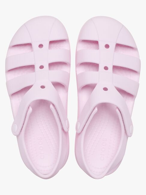 Crocs Classic Fisherman Kids Pantoffeln, Pink Milk