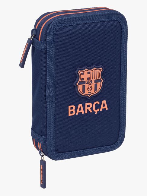FC Barcelona Gefülltes Doppel-Federmäppchen 29 Teile, 2ª Equipment