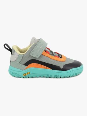 Primigi Pyr GTX Barefoot Sneaker, Green/Orange